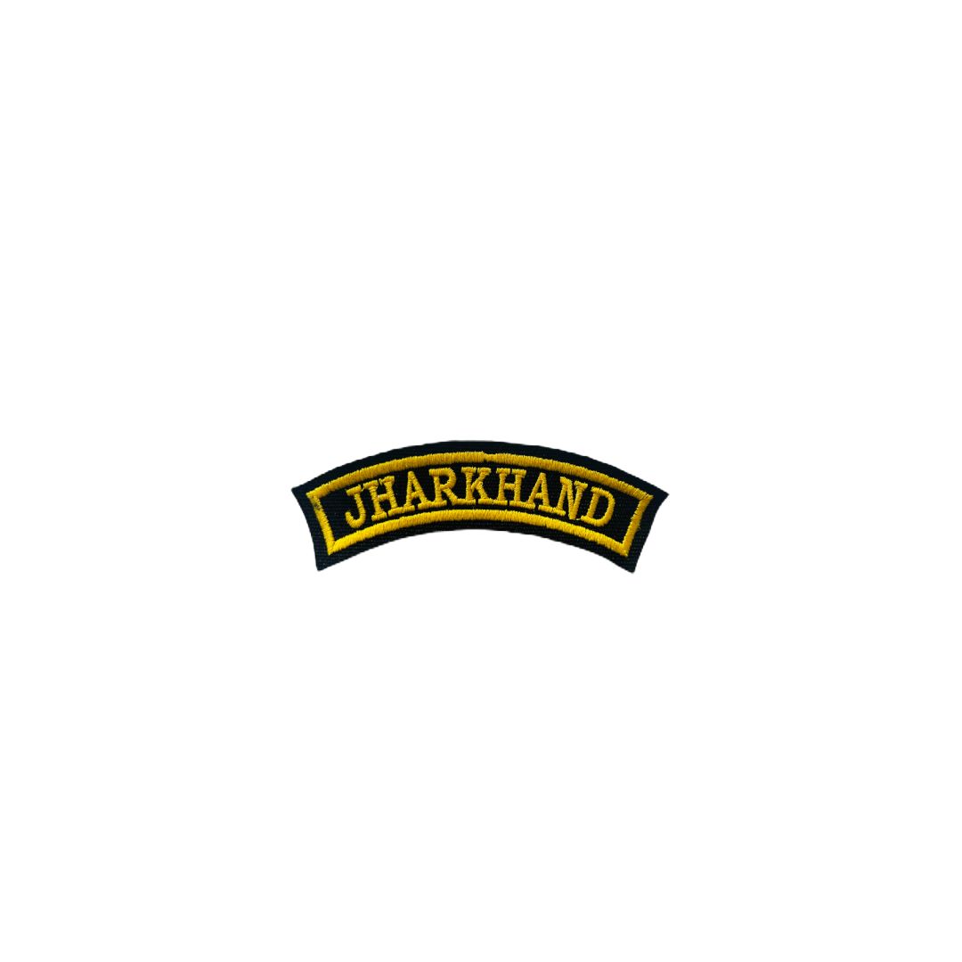 JHARKHAND STATE PATCH EMBROIDERED 1*4 INCHES