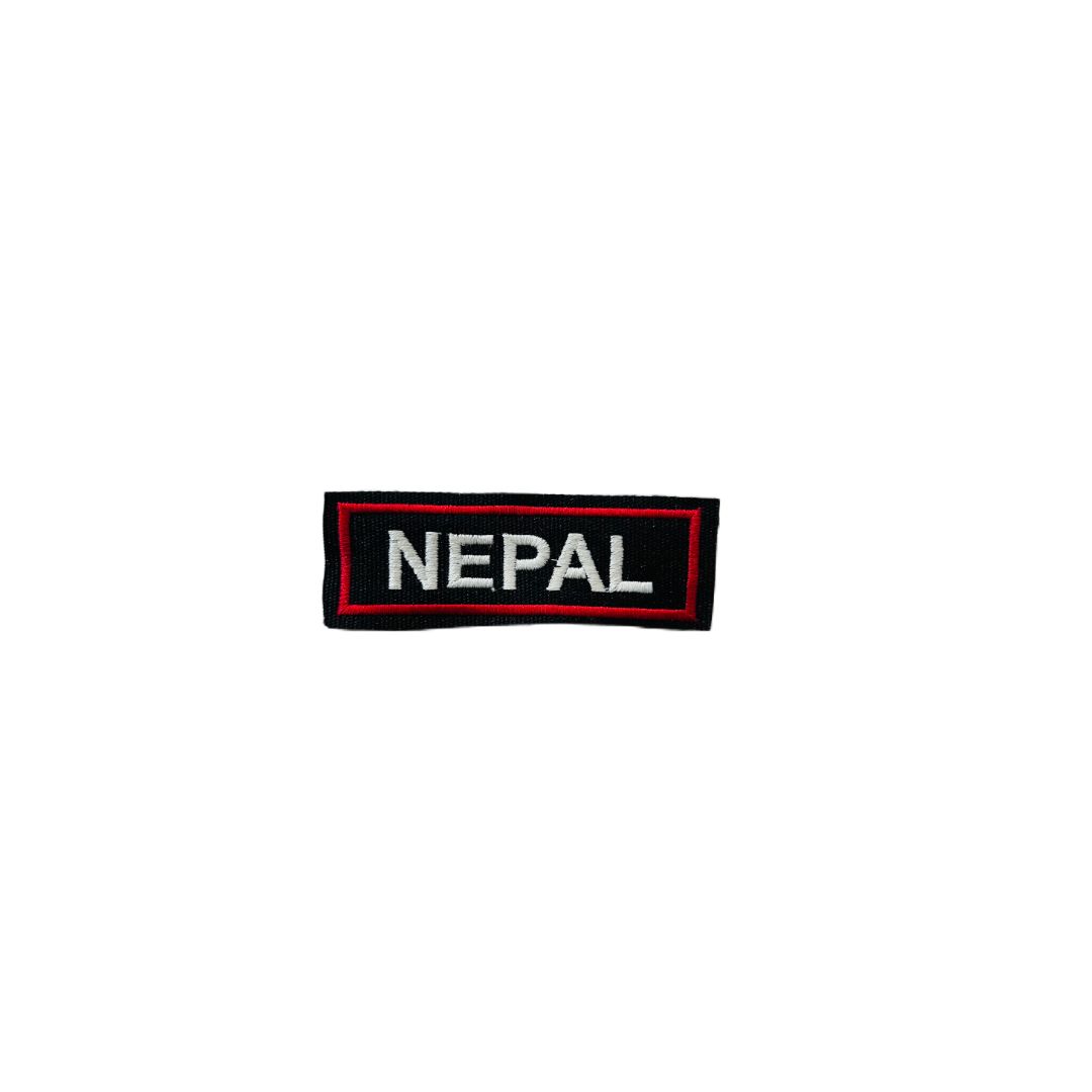 NEPAL EXPEDITION PATCH EMBROIDERED 1*4 INCHES