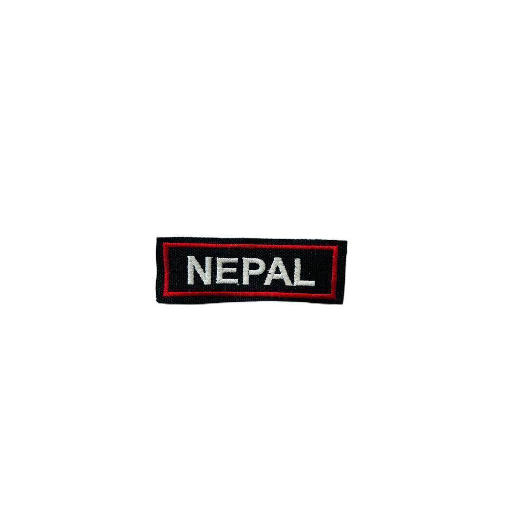 Nepal expedition patch embroidered 1*4 inches - TRG GEARS