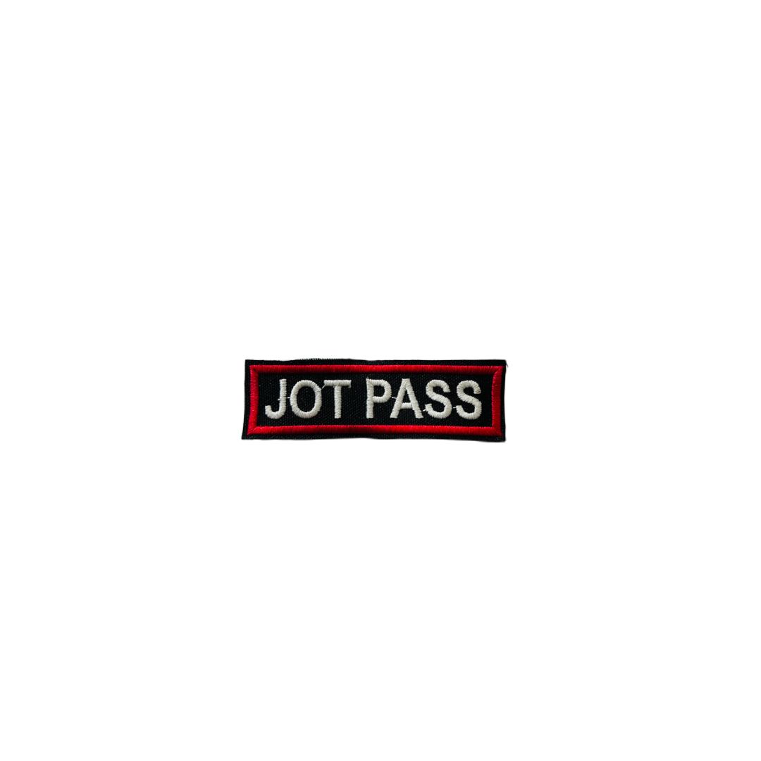 JOT PASS EXPEDITION PATCH EMBROIDERED 1*4 INCHES