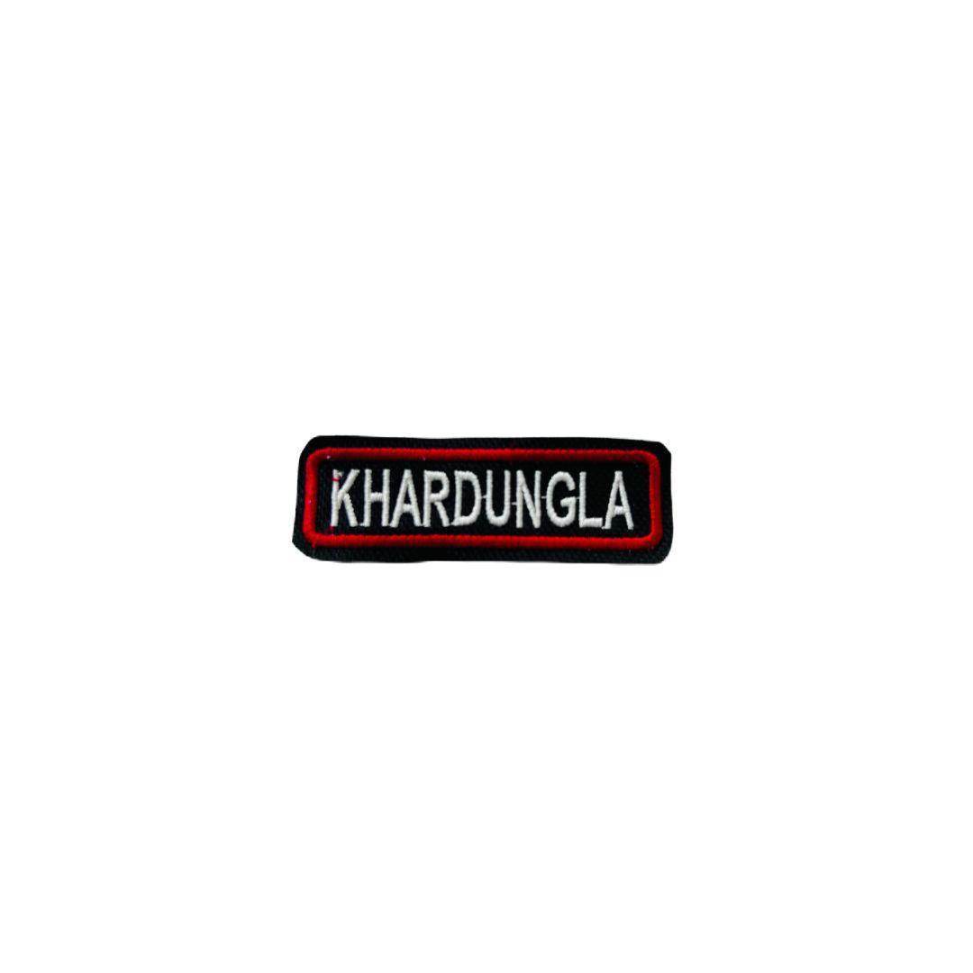 Khardungla expedition patch embroidered 1*4 inches - TRG GEARS