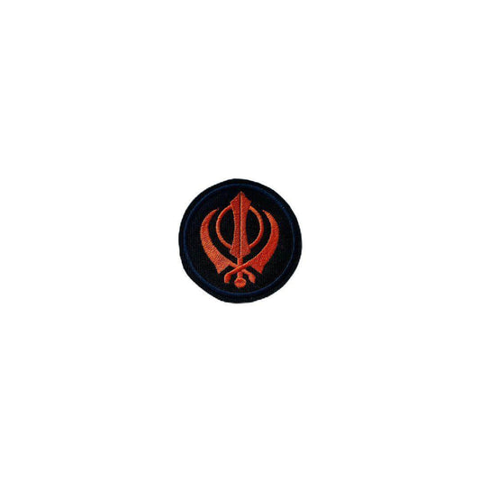 Khalsa flag patch embroidered 2*5 inches - TRG GEARS