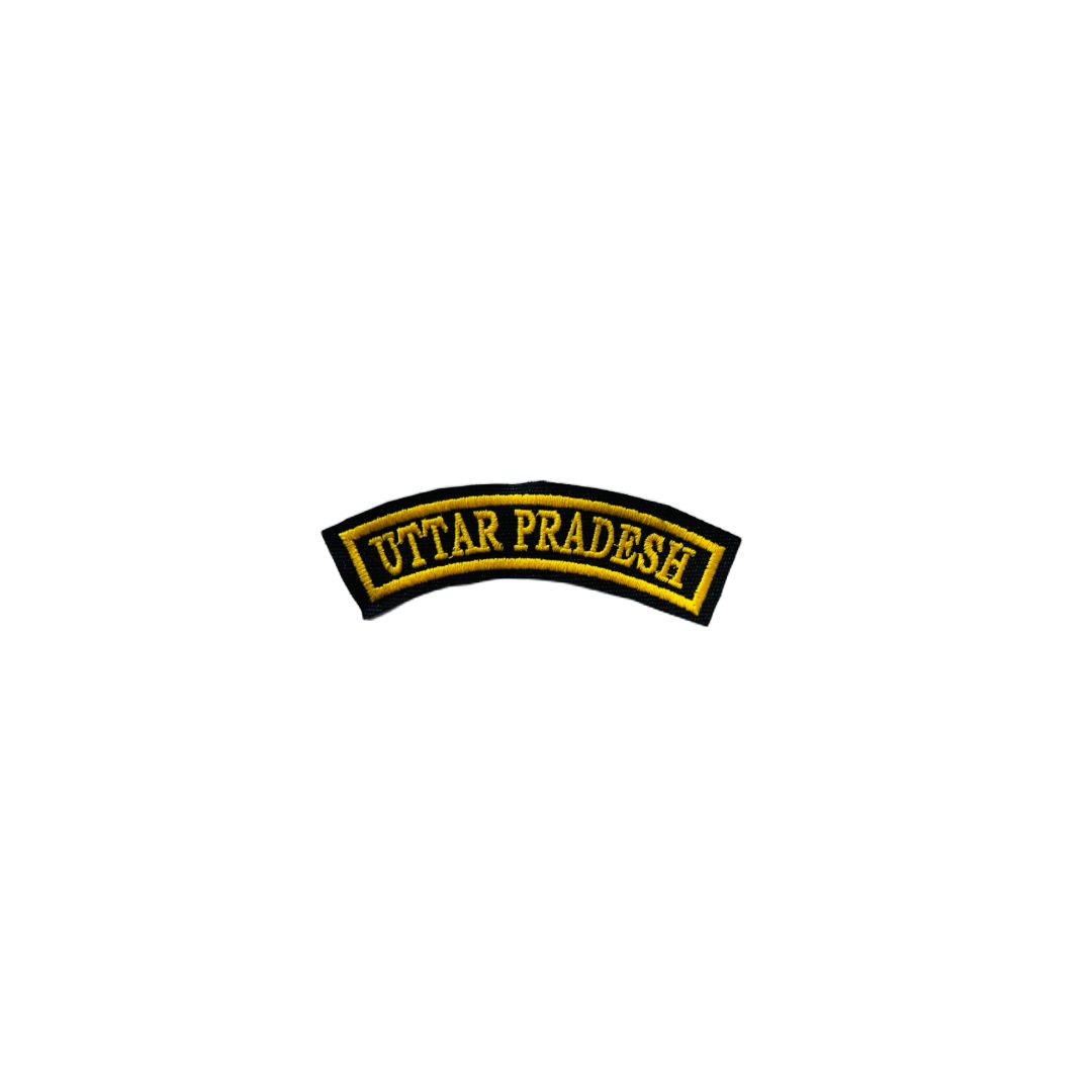 UTTAR PRADESH STATE PATCH EMBROIDERED 1* 4 Inches