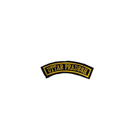Uttar pradesh state patch embroidered 1* 4 inches - TRG GEARS