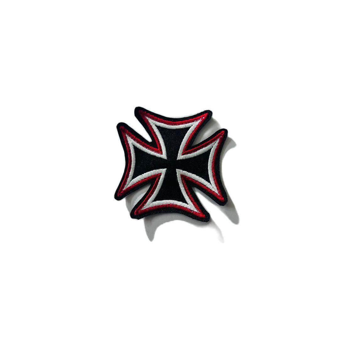 Cross emblem embroidered patch 3*3 inches - TRG GEARS
