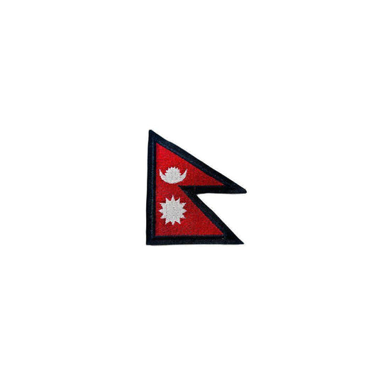 Nepal flag embroidered patch 3 * 3 inches - TRG GEARS