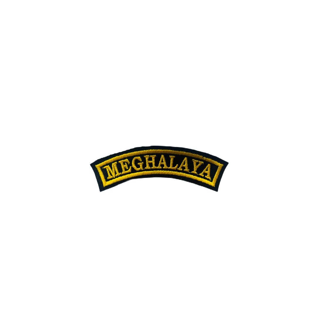 MEGHALAYA STATE PATCH EMBROIDERED 1*4 INCHES