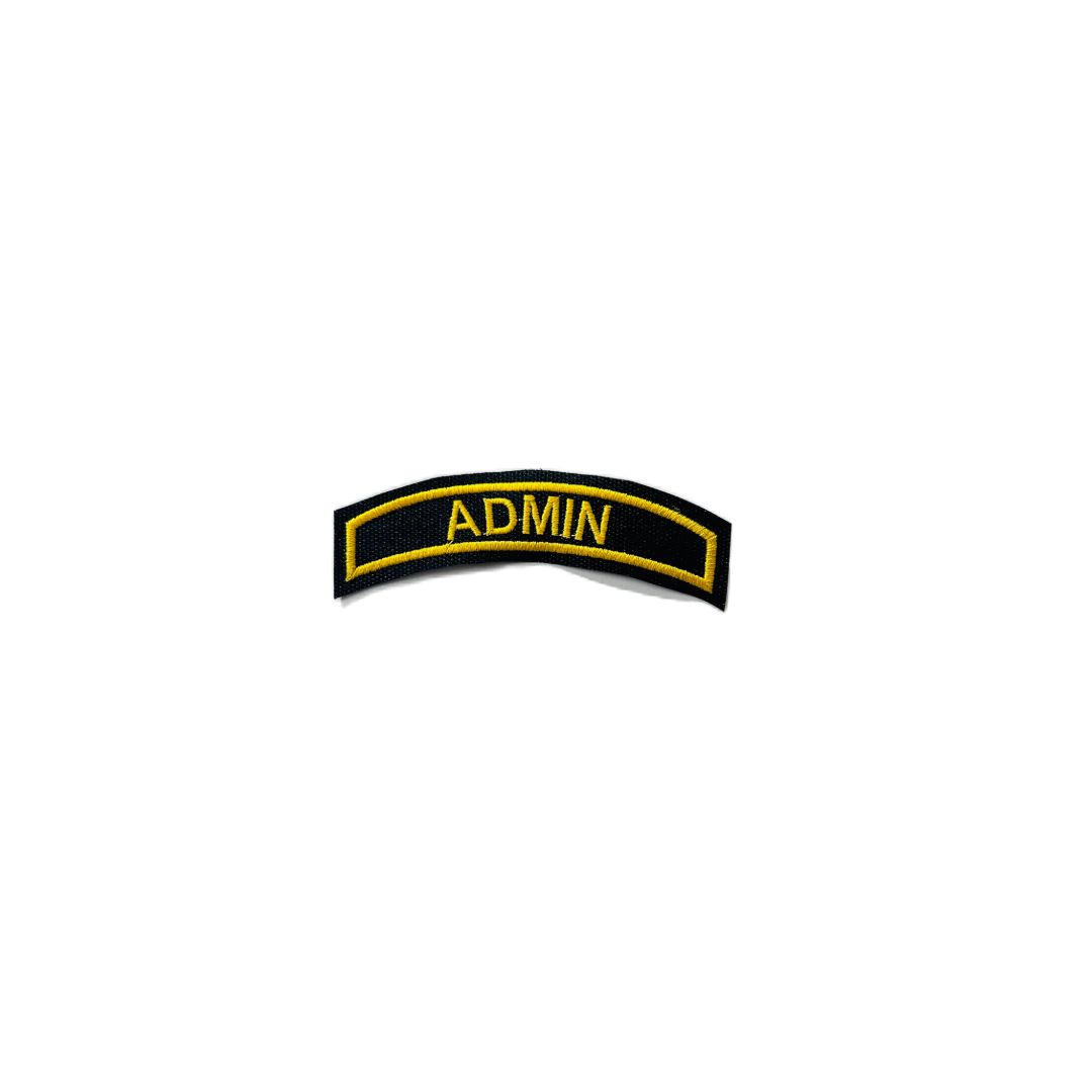 ADMIN DESIGNATION PATCH 1 * 4 INCHES