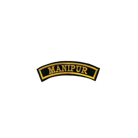 Manipur state patch embroidered 1*4 inches - TRG GEARS