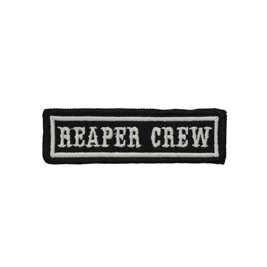 Reaper Crew Premium Embroidered Biker Patch | Iron-On & Sew-On | 1.2 × 4.1 Inches