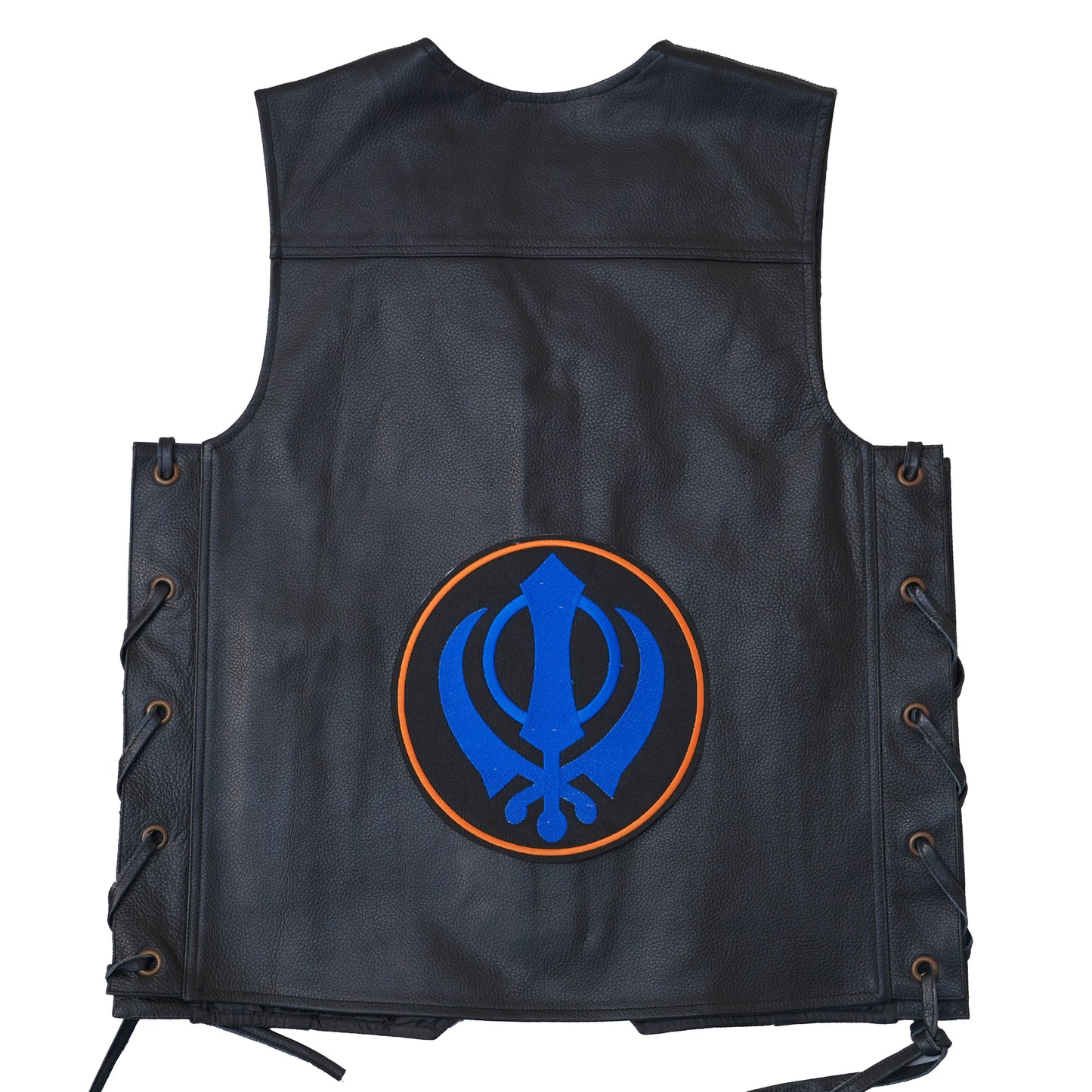 Khanda Big Back Patch Embroidered 8 inches