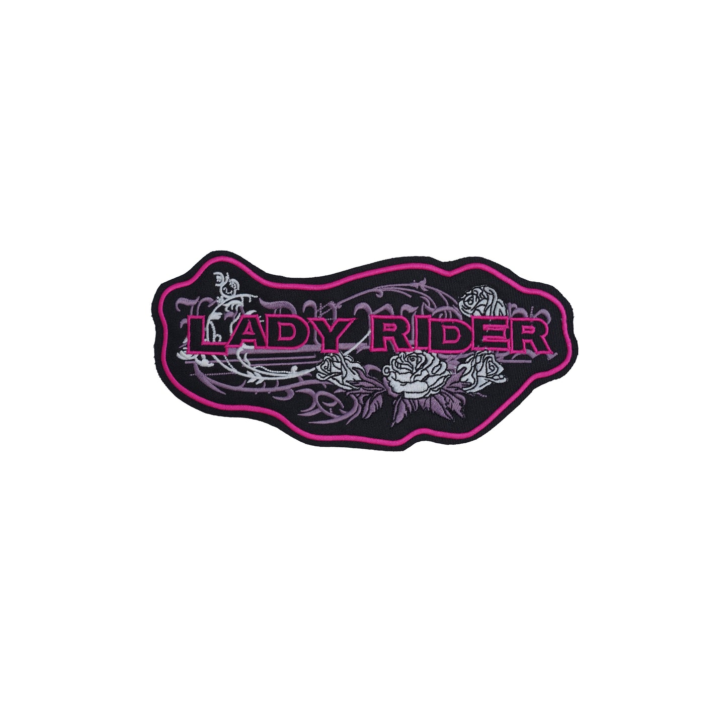 Lady Rider Back Patch Embroidered 10*4 inches