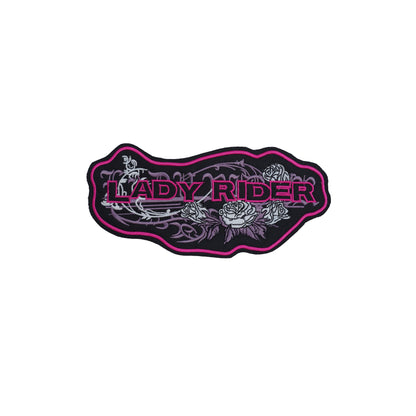 Lady Rider Back Patch Embroidered 10*4 inches