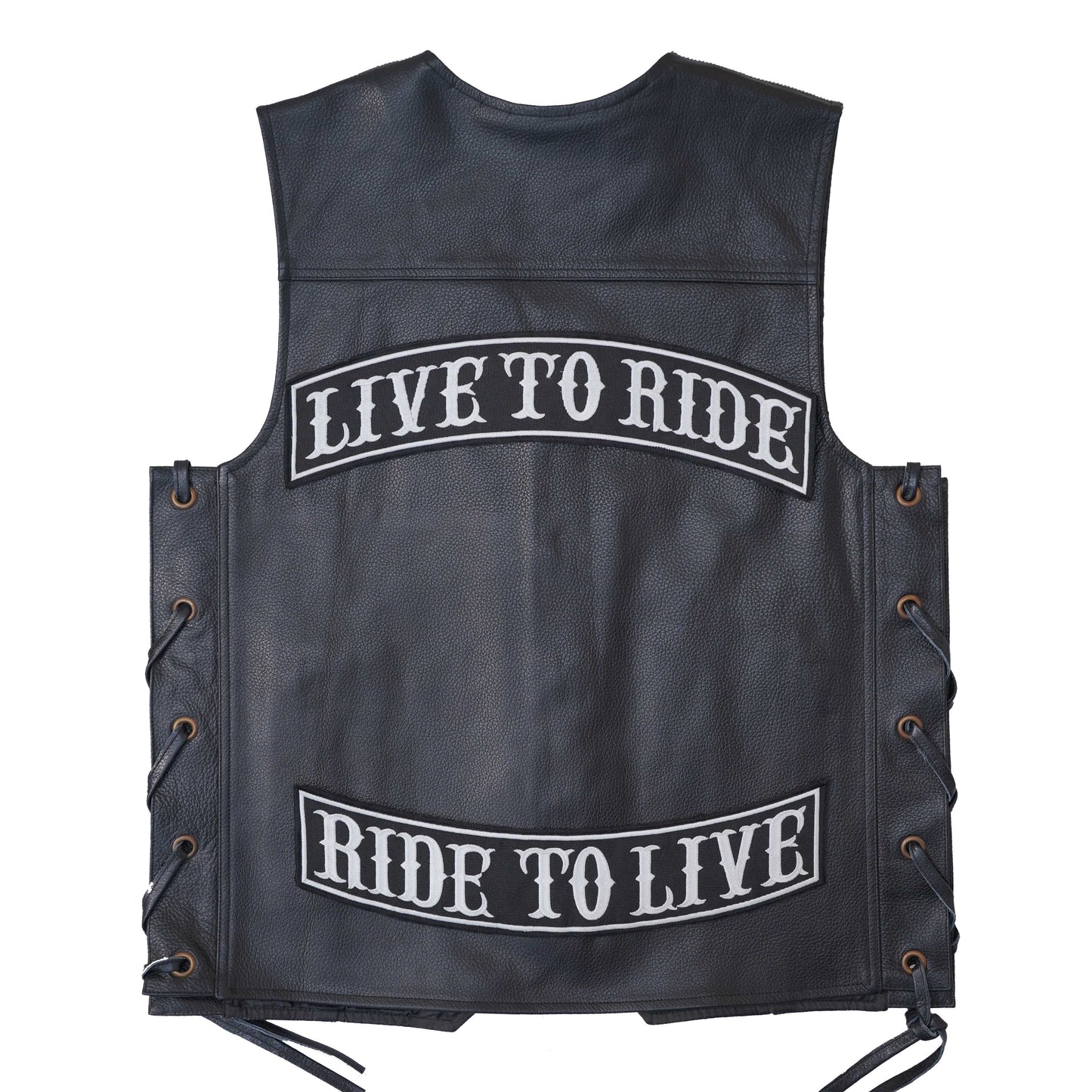 Live To Ride Ride To Live Back Embroidered Patch 12*2.5 inches