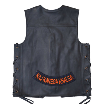 Raj Karega Khalsa Back Embroidered Patch 12 inches