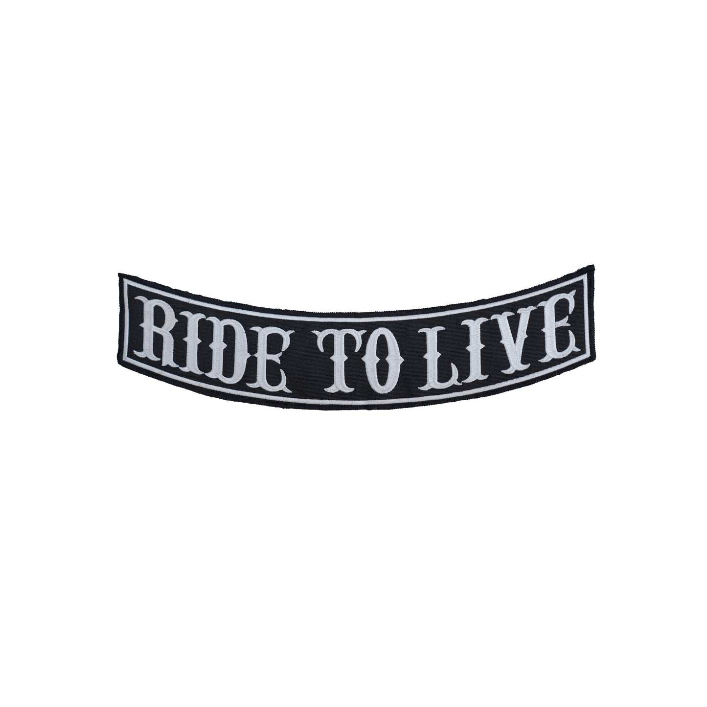 Live To Ride Ride To Live Back Embroidered Patch 12*2.5 inches