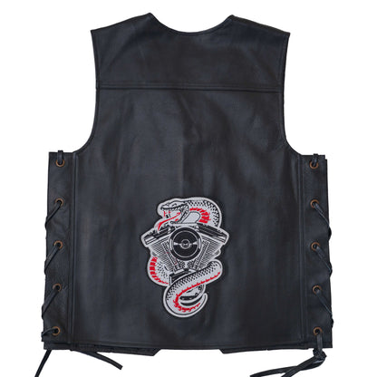 Snake Logo Back Patch Embroidered 10*6 inches